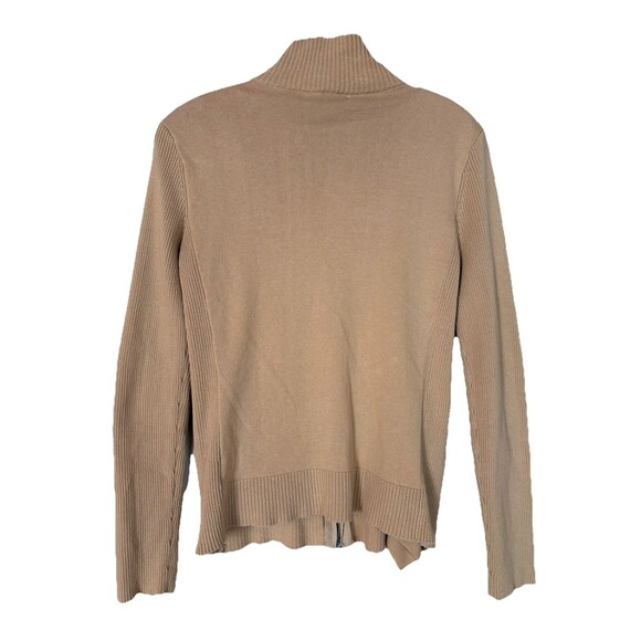 Ralph Lauren Shooting Cardigan Sweater Long Sleeve 100% Cotton Pockets Zip SZ M - Picture 2 of 15